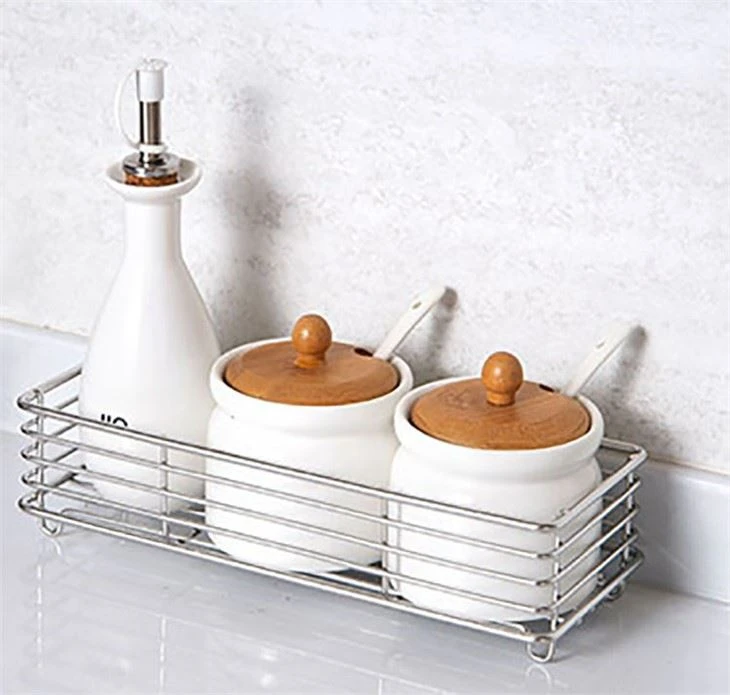 Kitchen stainless steel organizer